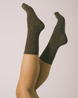 Socks Lucinda Dark Brown