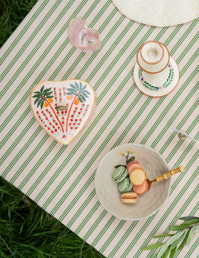 Bowl Flower Pink Stoneware - Things I Like Things I Love