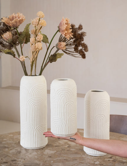 Ceramic Vase Diego Creme - Things I Like Things I Love