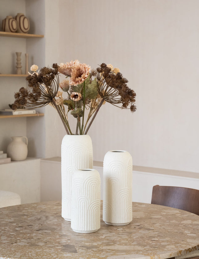 Ceramic Vase Diego Creme - Things I Like Things I Love