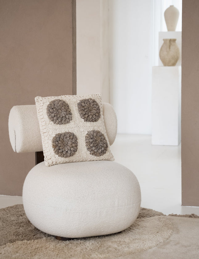 Cushion Ivory Four Cotton - Things I Like Things I Love