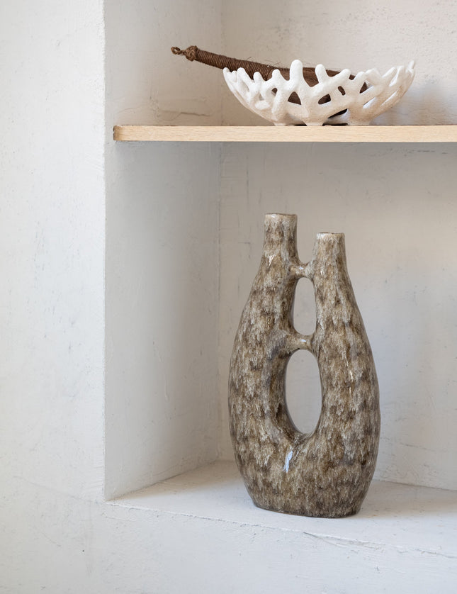 Deco Vase Katha Brown - Things I Like Things I Love