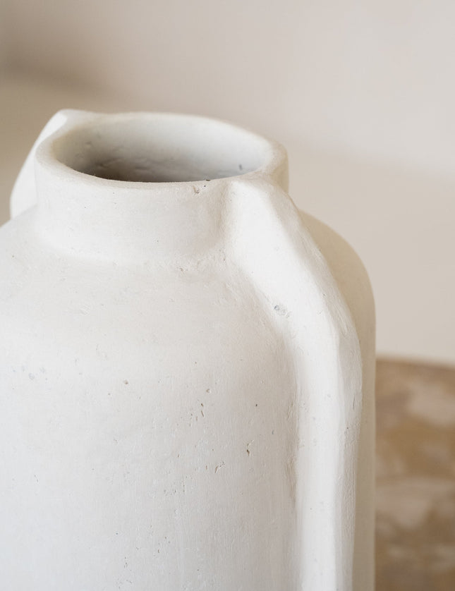 Deco Vase White Papermache - Things I Like Things I Love