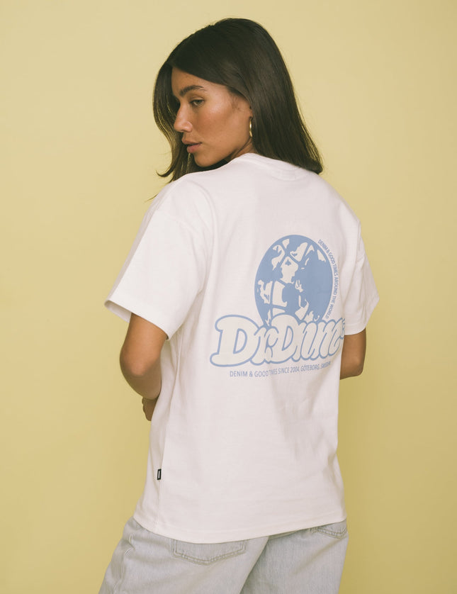 Dr. Denim Trooper Tee Off White Earth - Things I Like Things I Love