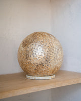 Handmade Lamp Globe Shell Gold