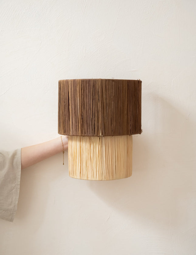 Handmade Wall Lampshade Raphia - Things I Like Things I Love