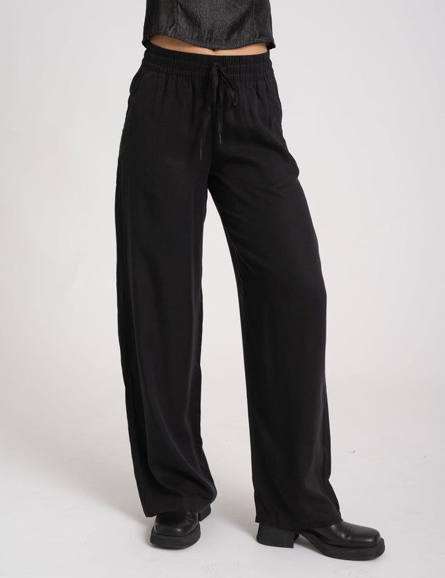 Hawa Wide Leg Pant Black - Things I Like Things I Love