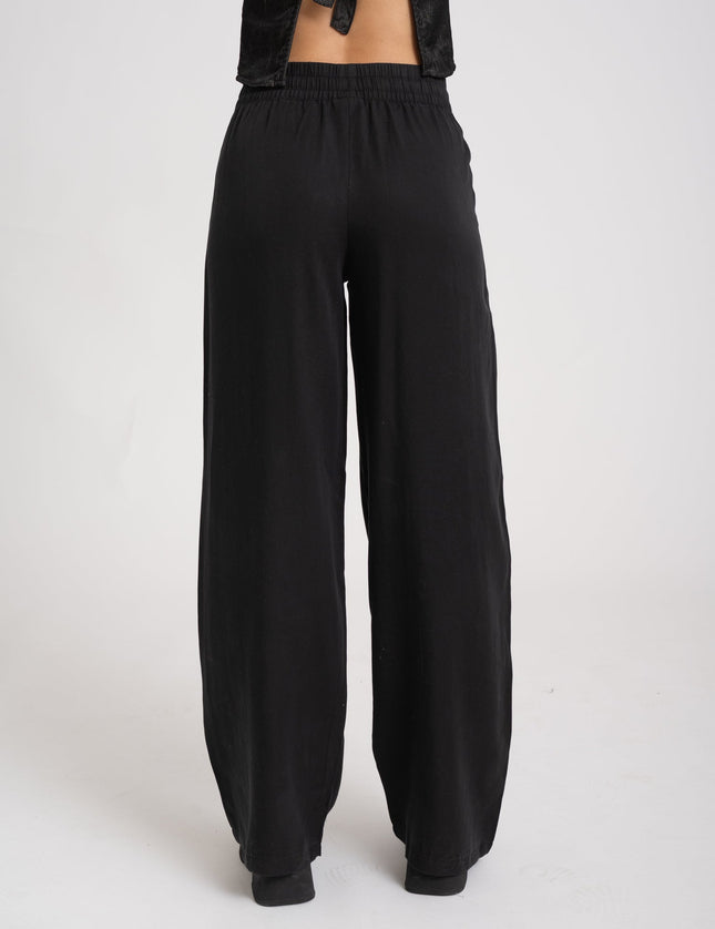 Hawa Wide Leg Pant Black - Things I Like Things I Love