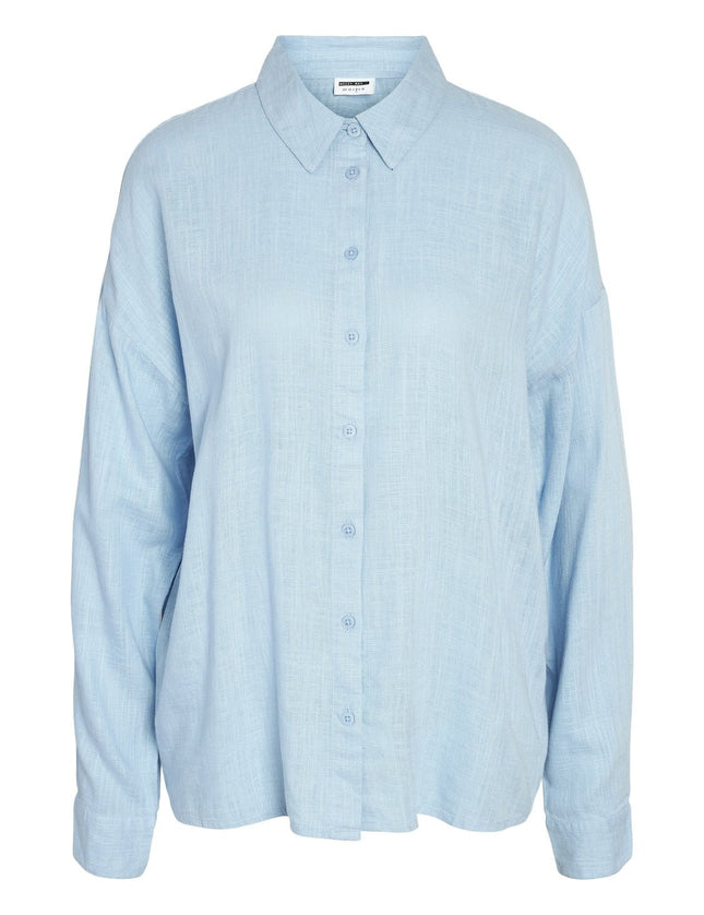 Leilani Loose Shirt Cerulean - Things I Like Things I Love