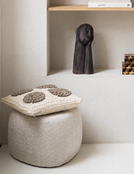 Pouf Romee Bouclé Sand - Things I Like Things I Love