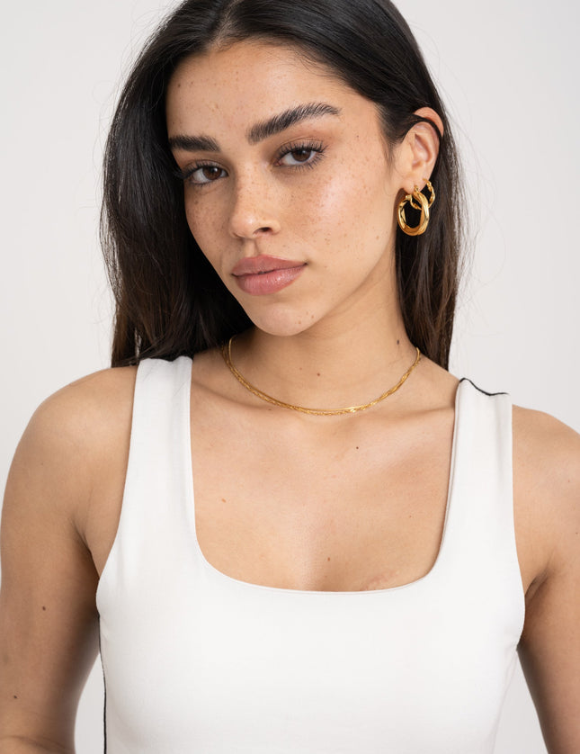 Single Hoop Goldplated Levi - Things I Like Things I Love