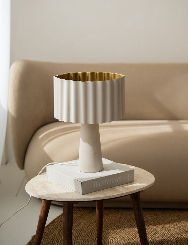 Table Lamp Iron Beige - Things I Like Things I Love