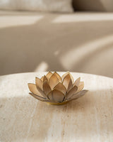 Handmade Tealight Holder Lotus Cap Nude