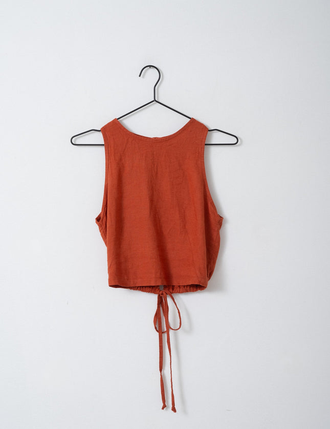 TILTIL Ai-vi Linen Top Rust - Things I Like Things I Love