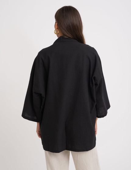 TILTIL Cat Kimono Black One Size - Things I Like Things I Love