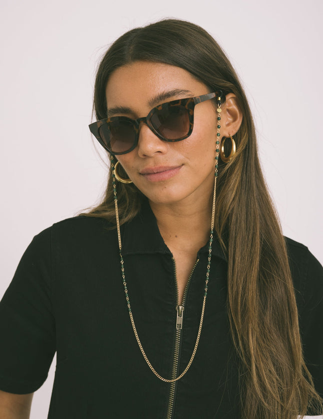 TILTIL Chain Sunglass Olivia Green - Things I Like Things I Love