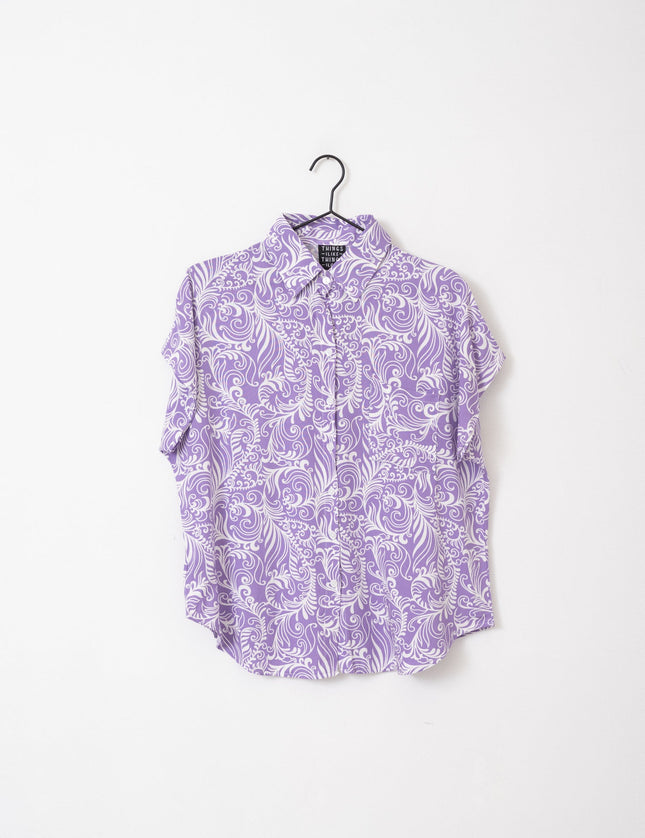 TILTIL Jasmijn Blouse Art Print Lilac - Things I Like Things I Love