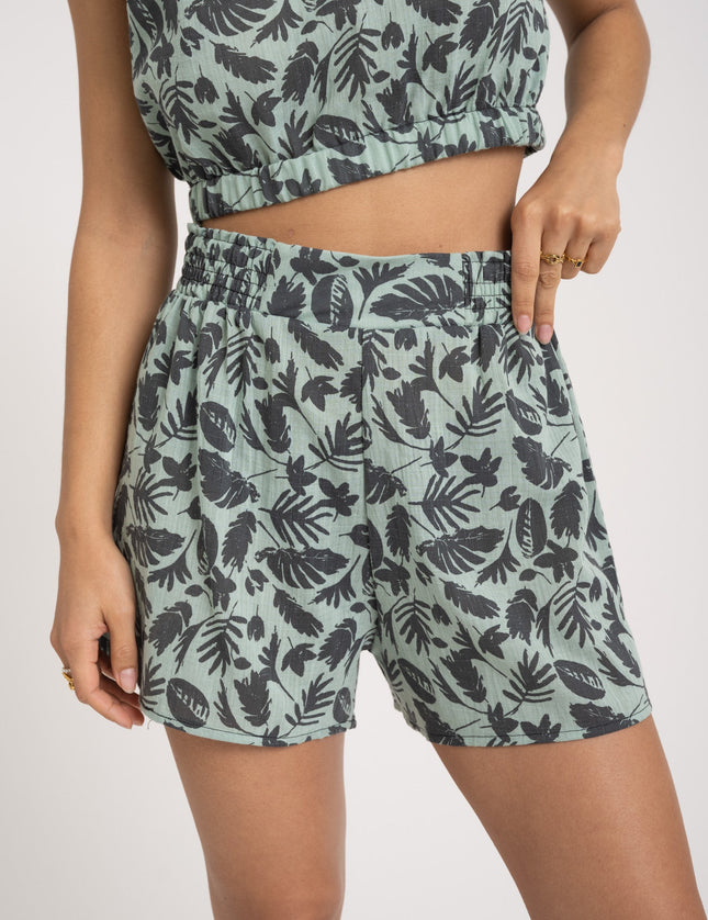 TILTIL Liny Short Leave Mint Print - Things I Like Things I Love