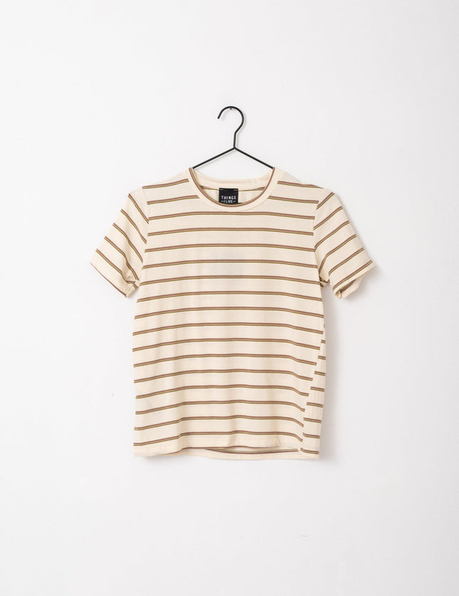 TILTIL Manoe Tee Stripe Cream - Things I Like Things I Love