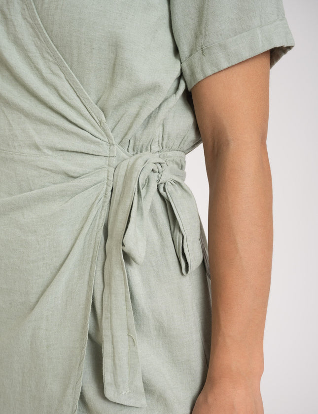 TILTIL Mary Linen Playsuit Salvia - Things I Like Things I Love