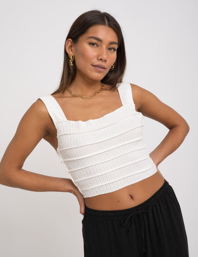 TILTIL Sese Cropped Top White One Size - Things I Like Things I Love