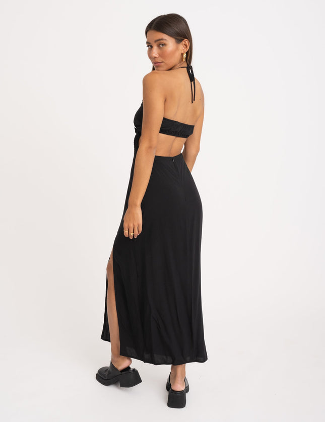 TILTIL Uma Dress Viscose Black - Things I Like Things I Love