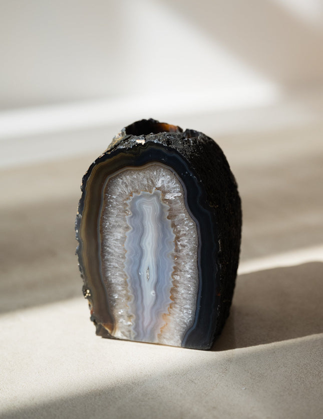 Unique Tealight Holder Agate Stone - Things I Like Things I Love