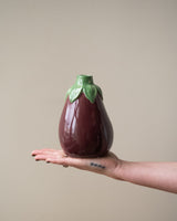 Vase Eggplant Earthenware