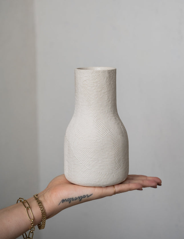 Vase Elly Porcelain Matte White - Things I Like Things I Love