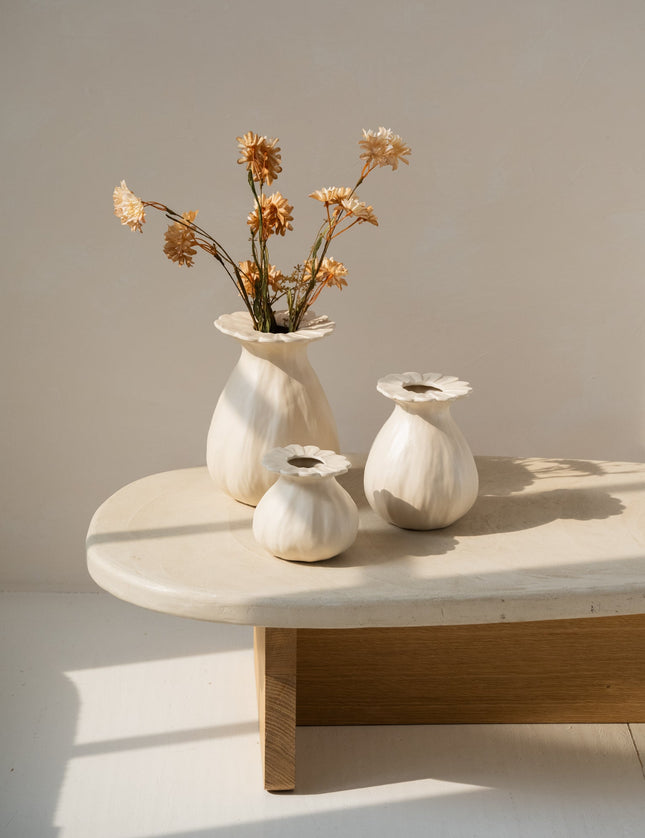 Vase Rewa Cream - Things I Like Things I Love