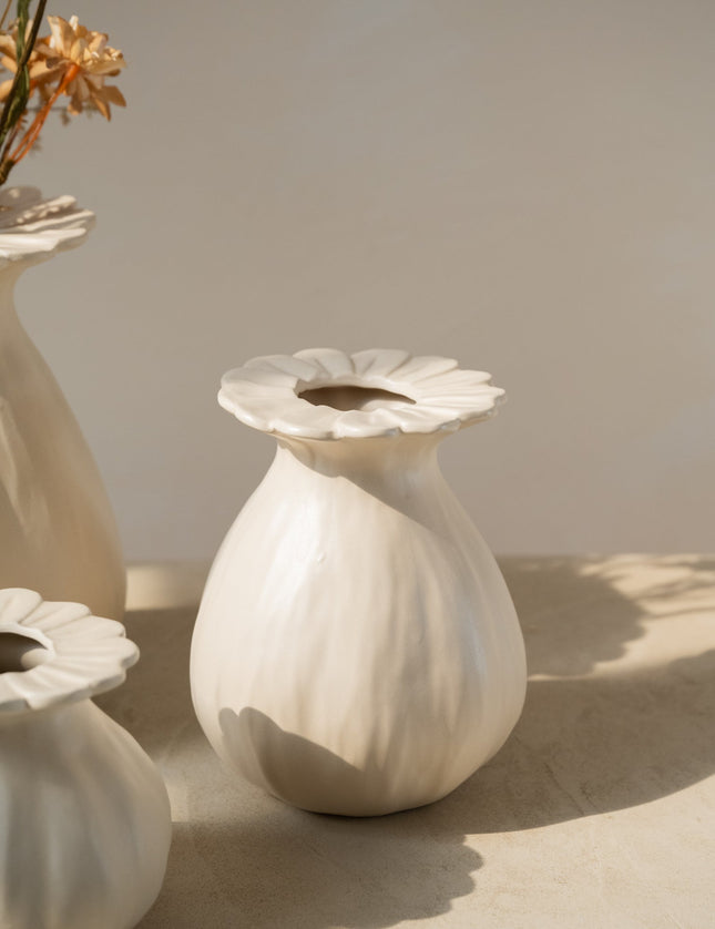 Vase Rewa Cream - Things I Like Things I Love