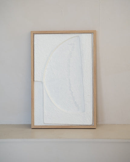 Wall Art Paper White /Wooden Frame - Things I Like Things I Love