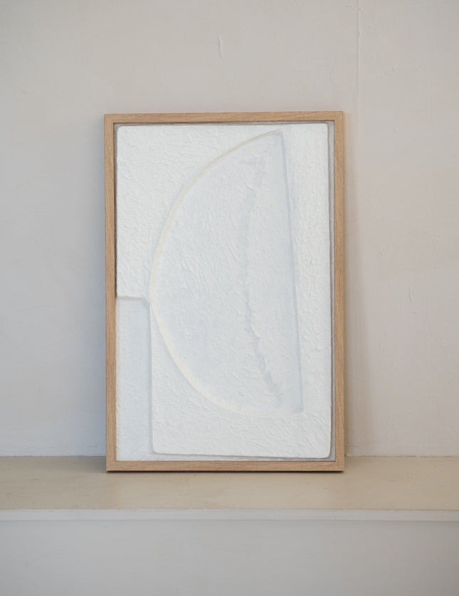 Wall Art Paper White /Wooden Frame - Things I Like Things I Love