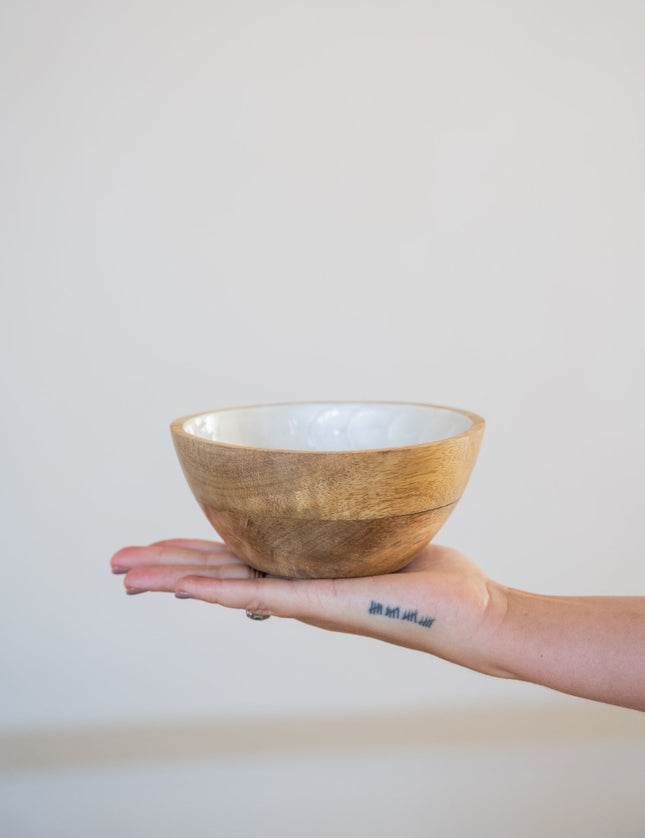 Wooden Bowl Pearl - Things I Like Things I Love