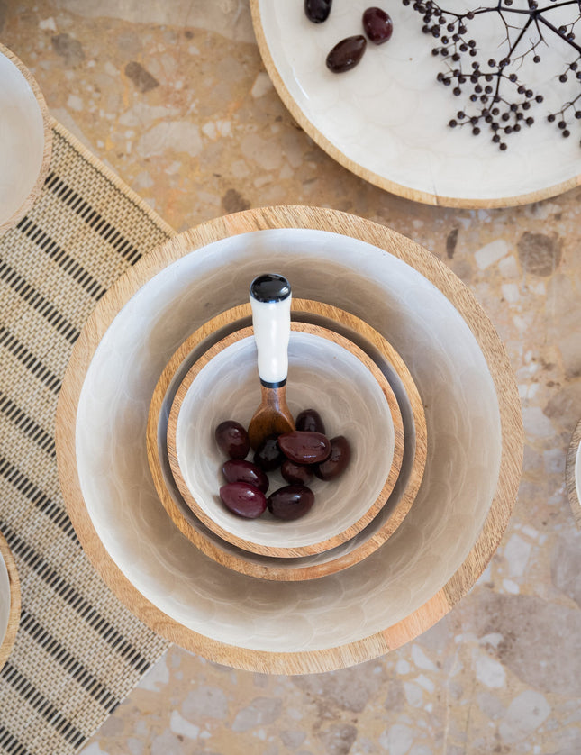 Wooden Salad Bowl Pearl - Things I Like Things I Love