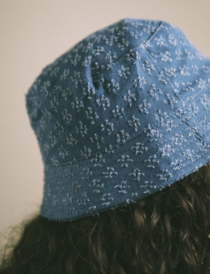 Bucket Hat Woven Denim - Things I Like Things I Love