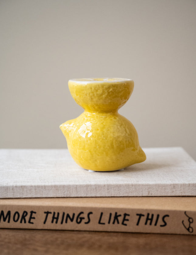 Candle Holder Lemon - Things I Like Things I Love