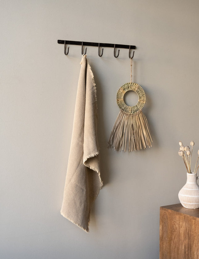 Coat Rack 5 Hooks Black - Things I Like Things I Love