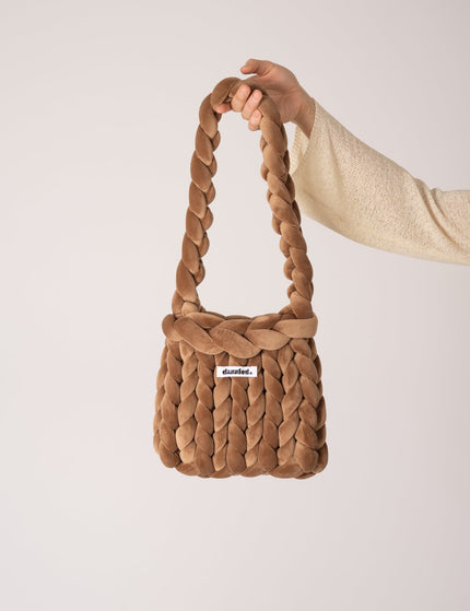 DAZZLED The Mae Bag Velvet Chocolate Brown - Things I Like Things I Love