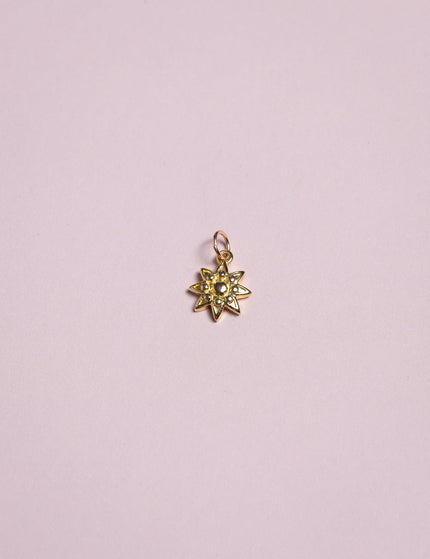 Goldfilled Earring Charm Celestial Sun - Things I Like Things I Love