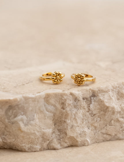 Goldfilled Earrings Tiny Flower Click - Things I Like Things I Love