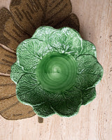 Handmade Cabbage Bowl Green