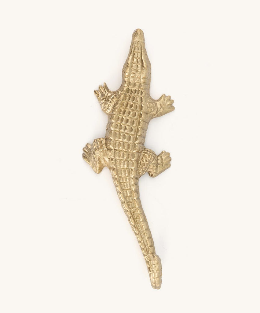 Handmade Chewy Crocodile Hook Gold - Things I Like Things I Love