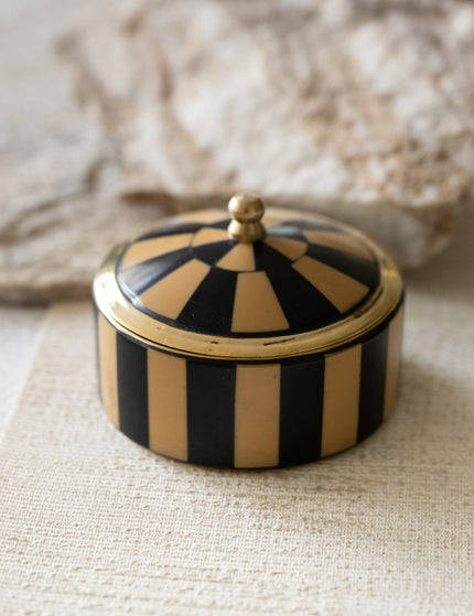 Handmade Circus Box Black/Ocher - Things I Like Things I Love