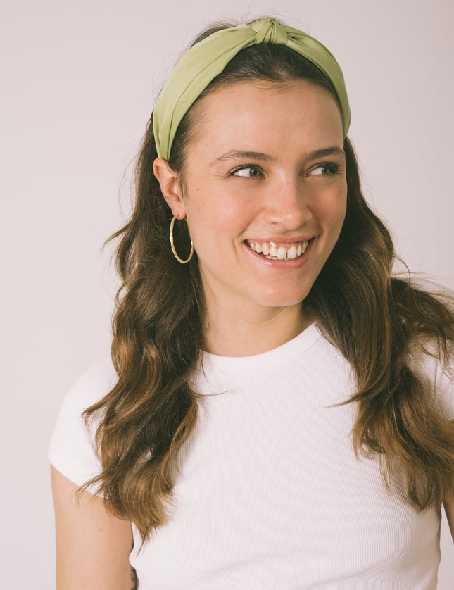 Headband Allison Knot Green - Things I Like Things I Love