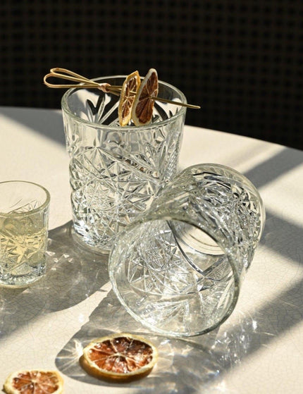 Hobstar Tumbler Glass - Things I Like Things I Love