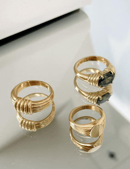 Jazzy Ring Gold Peridot - Things I Like Things I Love