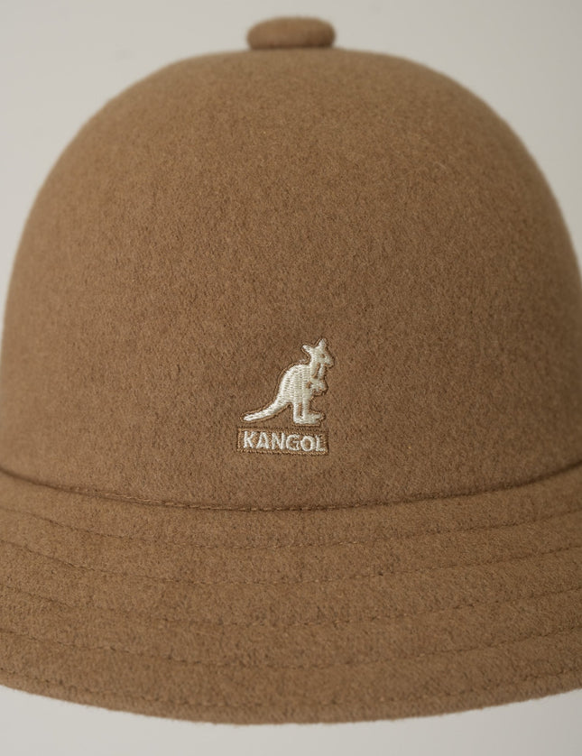 KANGOL Wool Casual Camel Bucket Hat - Things I Like Things I Love