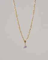 Necklace Charm February Amethyst Gold Filled