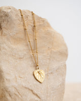 Necklace Dotted Heart Goldplated